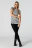 Striped Crew Neck Short Sleeve Top sold by Urban Planet
