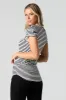 Striped Crew Neck Short Sleeve Top sold by Urban Planet
