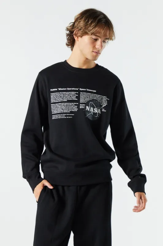 NASA Hubble Graphic Fleece Sweatshirt sold by Urban Planet