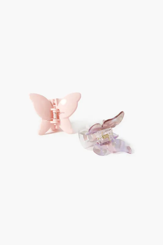 Marble Butterfly Hair Clip (2 Pack) sold by Urban Planet
