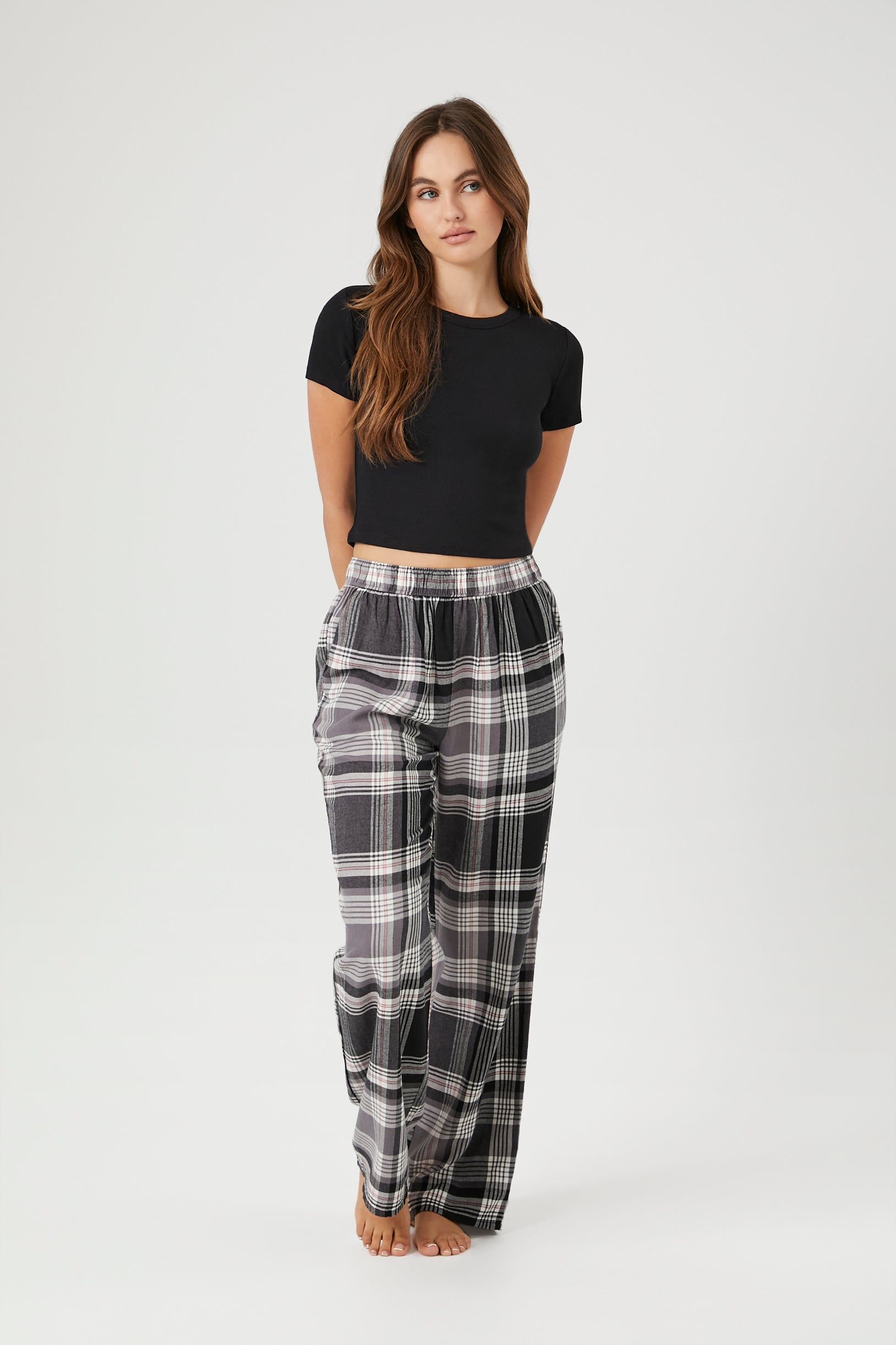 Plaid Flannel Pajama Pant sold by Urban Planet