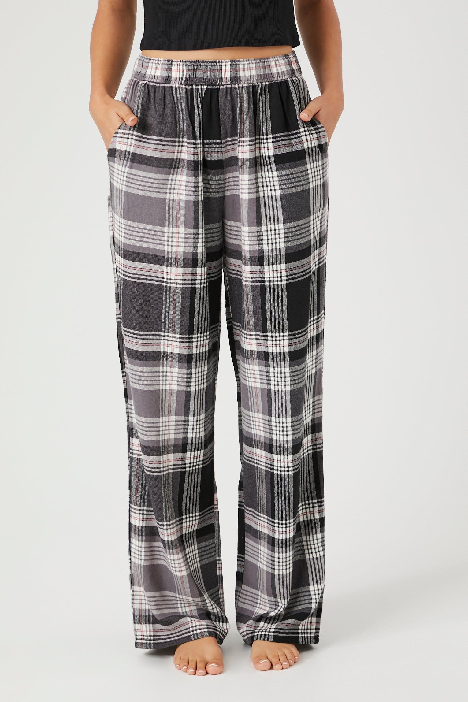 Plaid Flannel Pajama Pant sold by Urban Planet product image thumbnail 2
