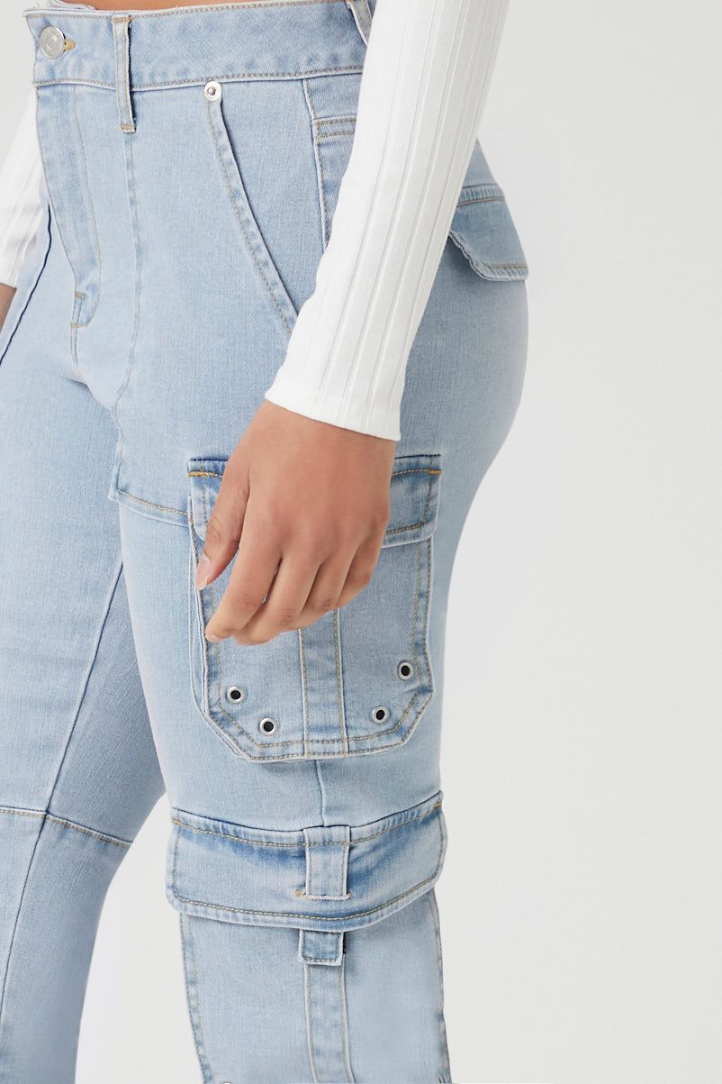 Grommet Cargo Skinny Jean sold by Urban Planet product image thumbnail 4