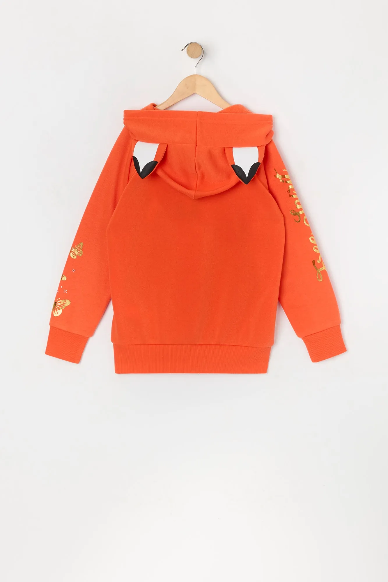 Girls Mushroom Fox Character Hoodie sold by Urban Planet product image thumbnail 3