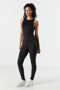 Legging à carreaux avec poches à fermeture à glissière sold by Urban Planet