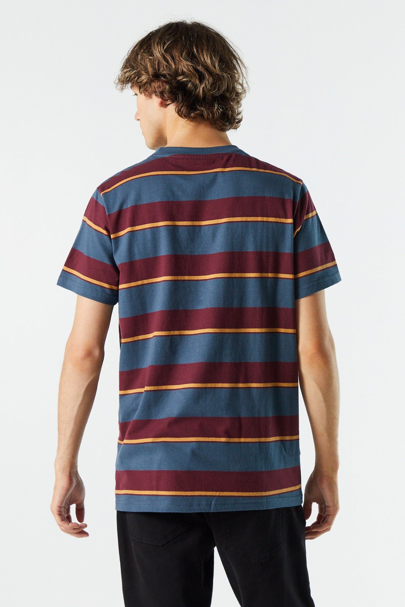 Striped Crewneck T-Shirt sold by Urban Planet product image thumbnail 2