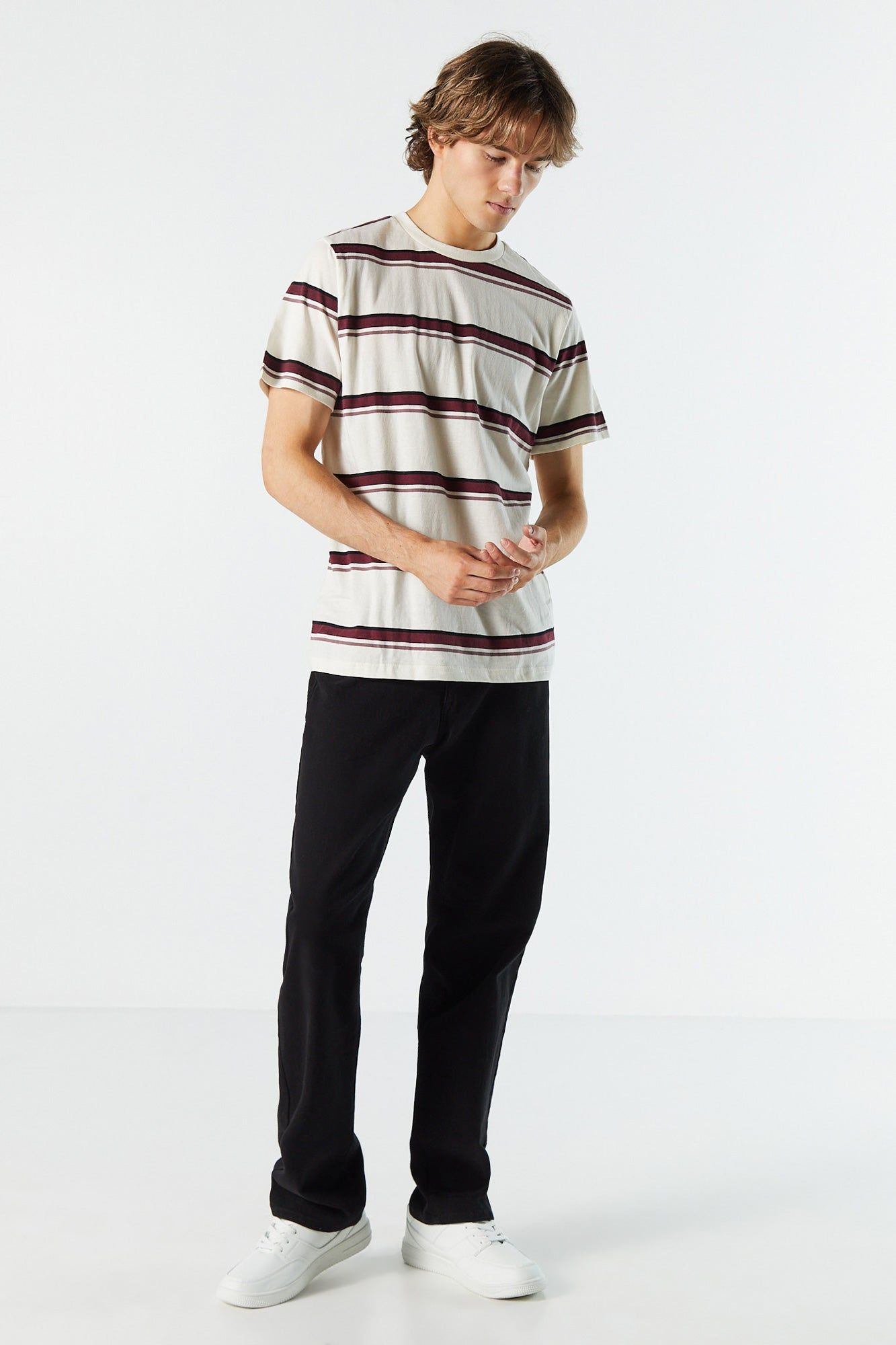 Striped Crewneck T-Shirt sold by Urban Planet product image thumbnail 9
