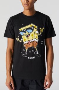 T-shirt à imprimé Yeah SpongeBob sold by Urban Planet