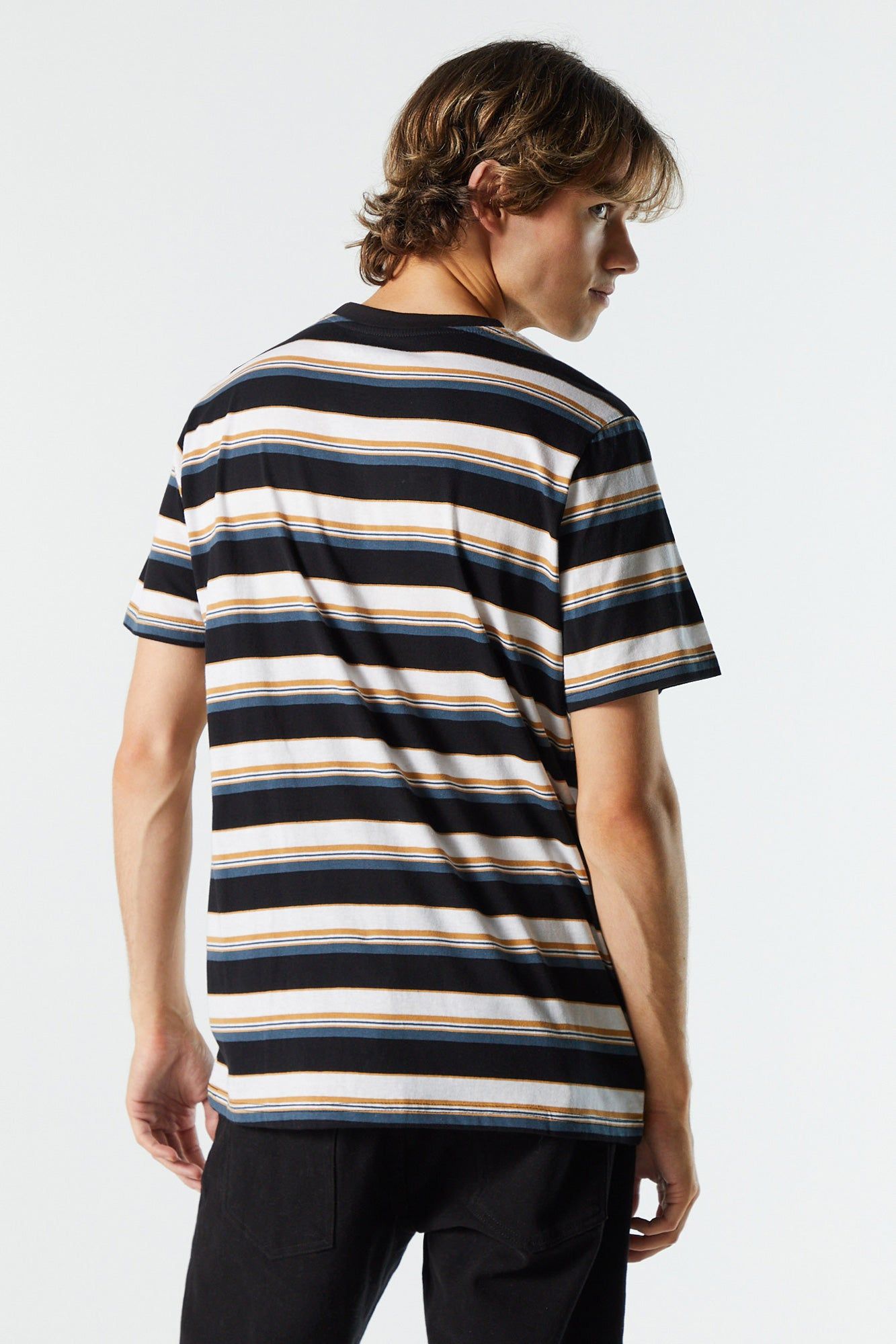 Striped Crewneck T-Shirt sold by Urban Planet product image thumbnail 5