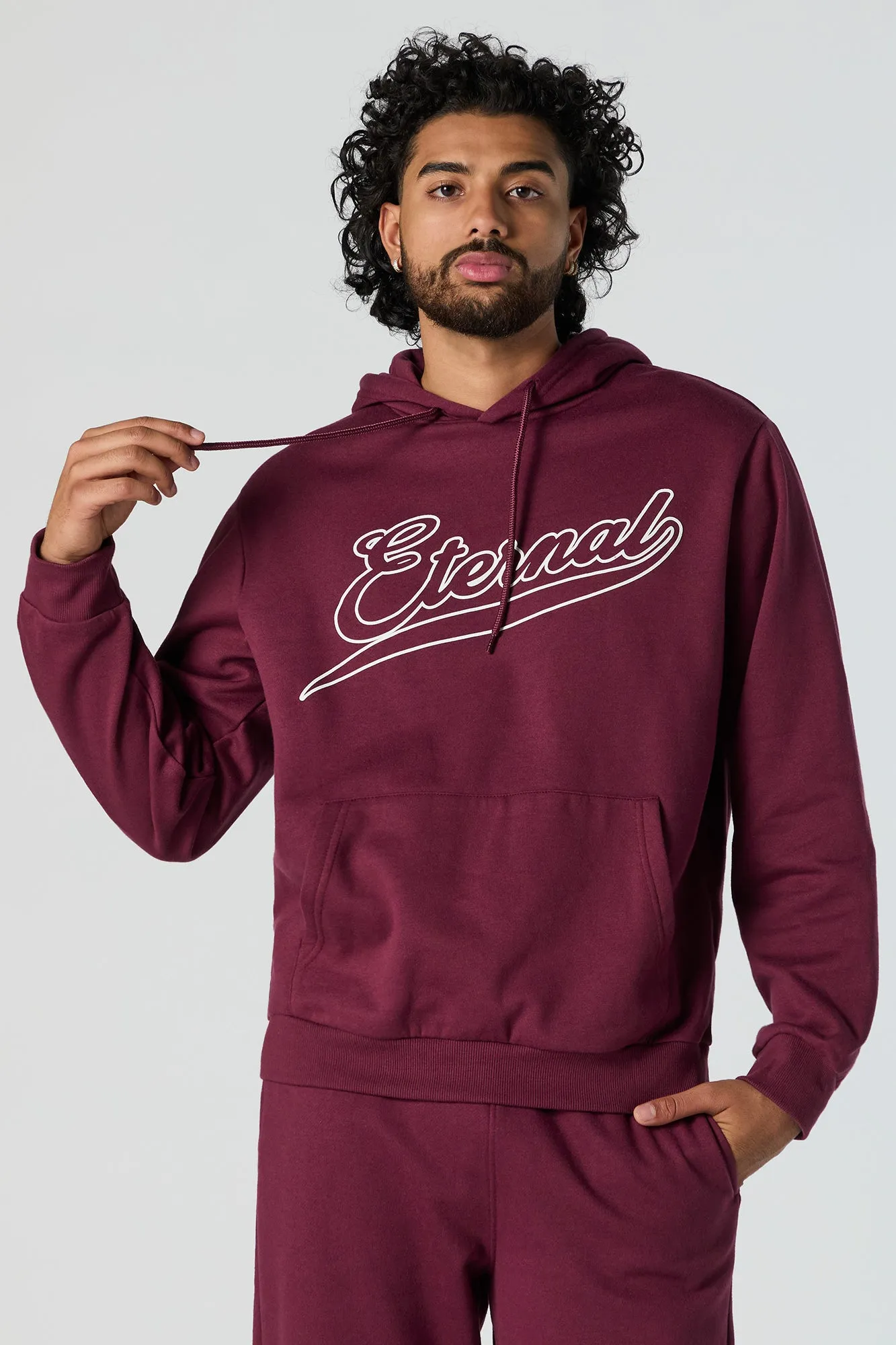 Internal Graphic Fleece Hoodie sold by Urban Planet product image thumbnail 2