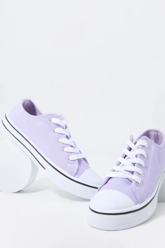 Girls Low Top Lace Up Sneaker sold by Urban Planet