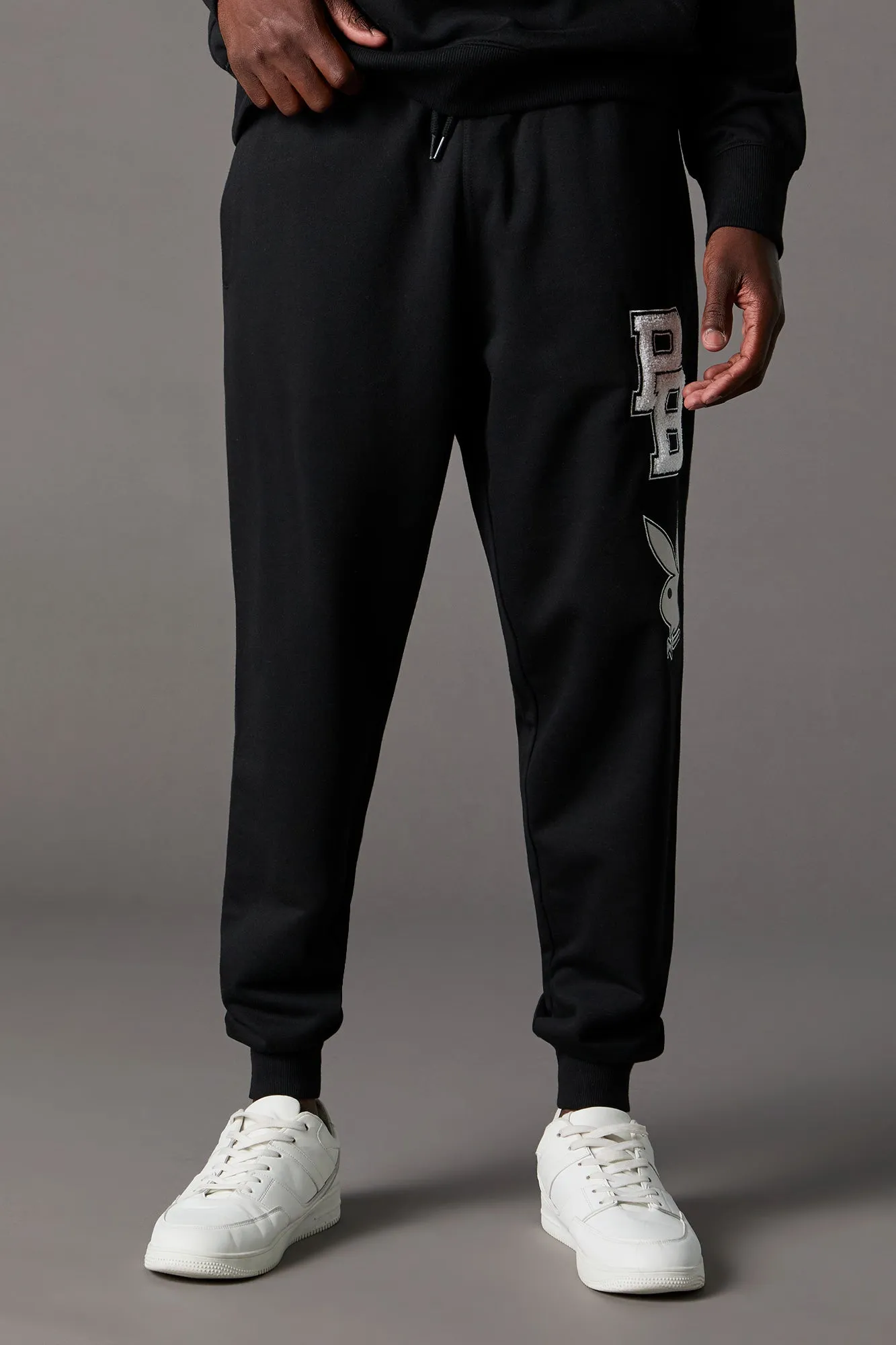 Playboy Embroidered Fleece Jogger sold by Urban Planet product image thumbnail 2