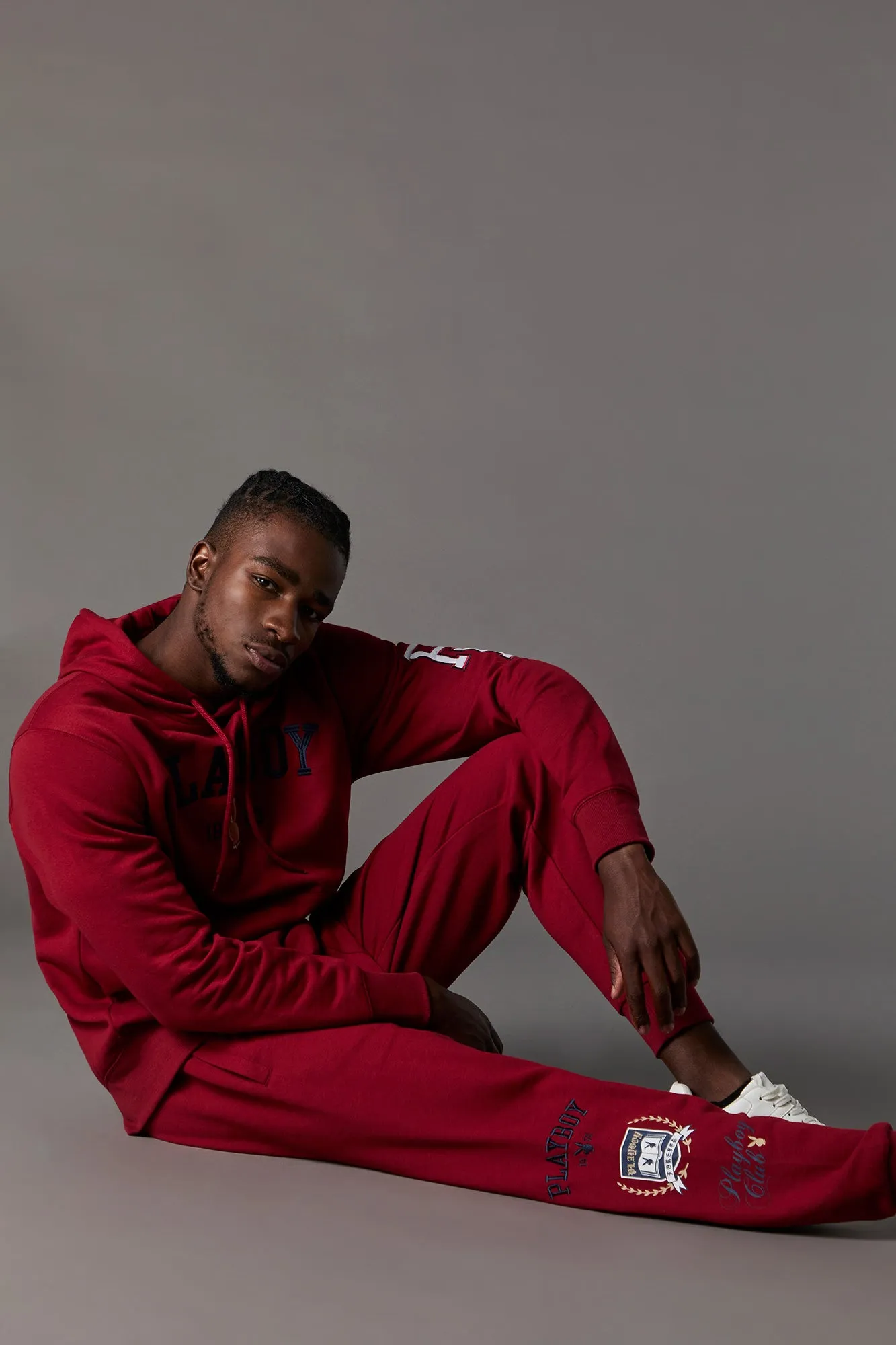 Playboy Embroidered Fleece Jogger sold by Urban Planet