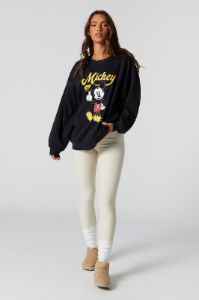 Mickey Graphic Boyfriend Sweatshirt sold by Urban Planet