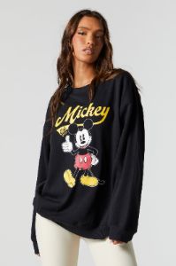 Mickey Graphic Boyfriend Sweatshirt sold by Urban Planet