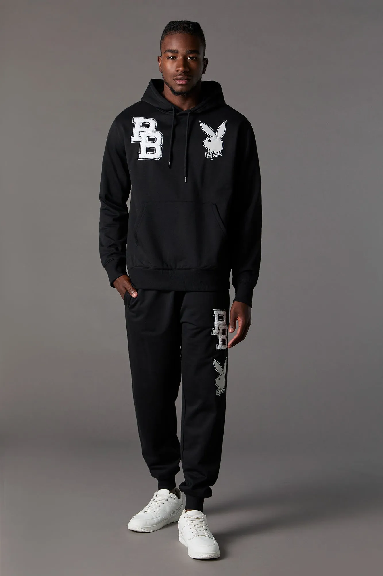 Playboy Embroidered Fleece Jogger sold by Urban Planet product image thumbnail 3