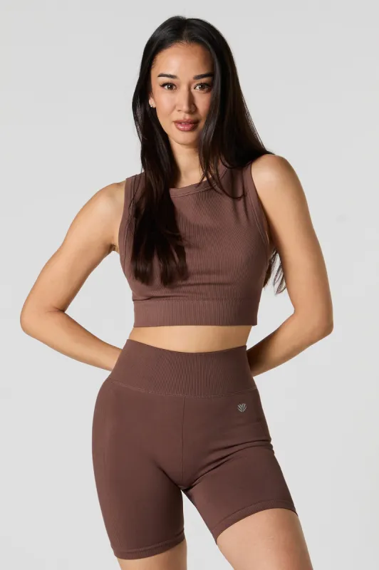 Débardeur côtelé court Active sans couture sold by Urban Planet