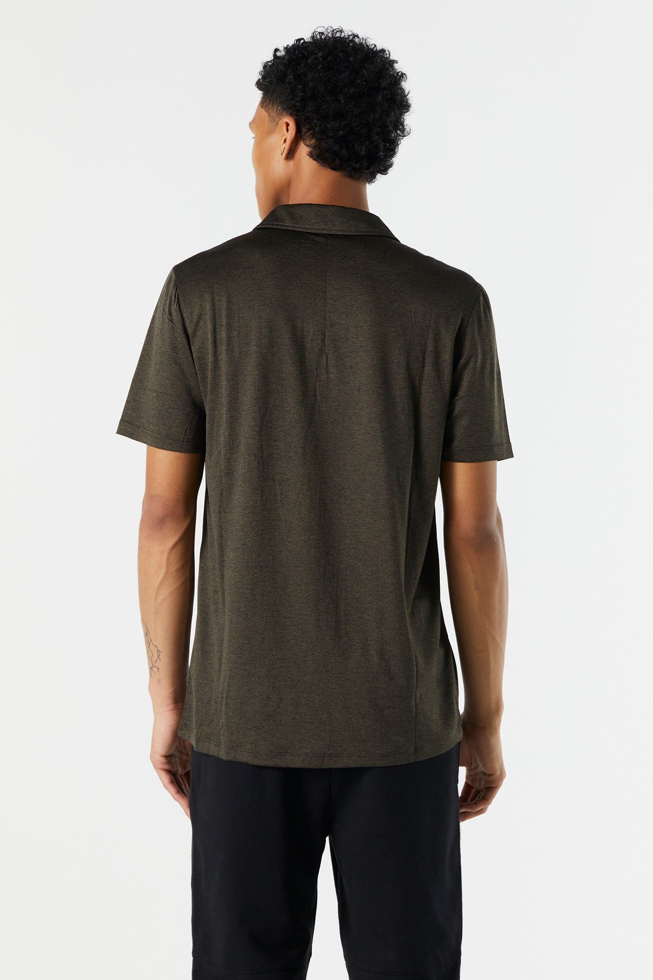 Solid Polo Shirt sold by Urban Planet product image thumbnail 2