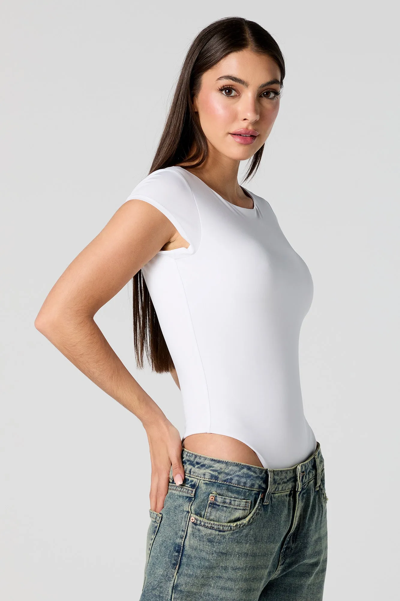 Contour Boat Neck Bodysuit sold by Urban Planet product image thumbnail 2