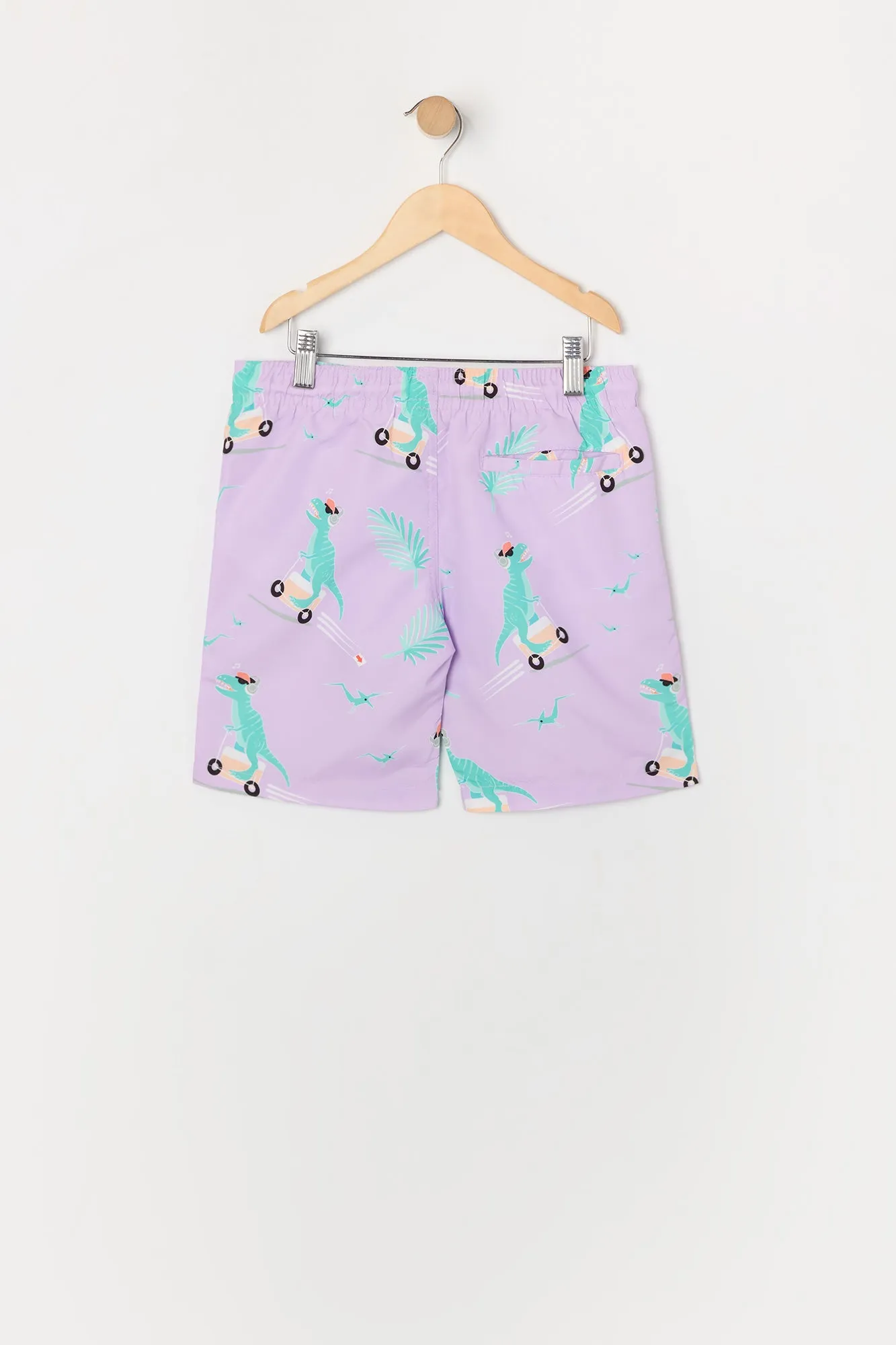 Boys Dinosaur Print Board Short sold by Urban Planet product image thumbnail 2