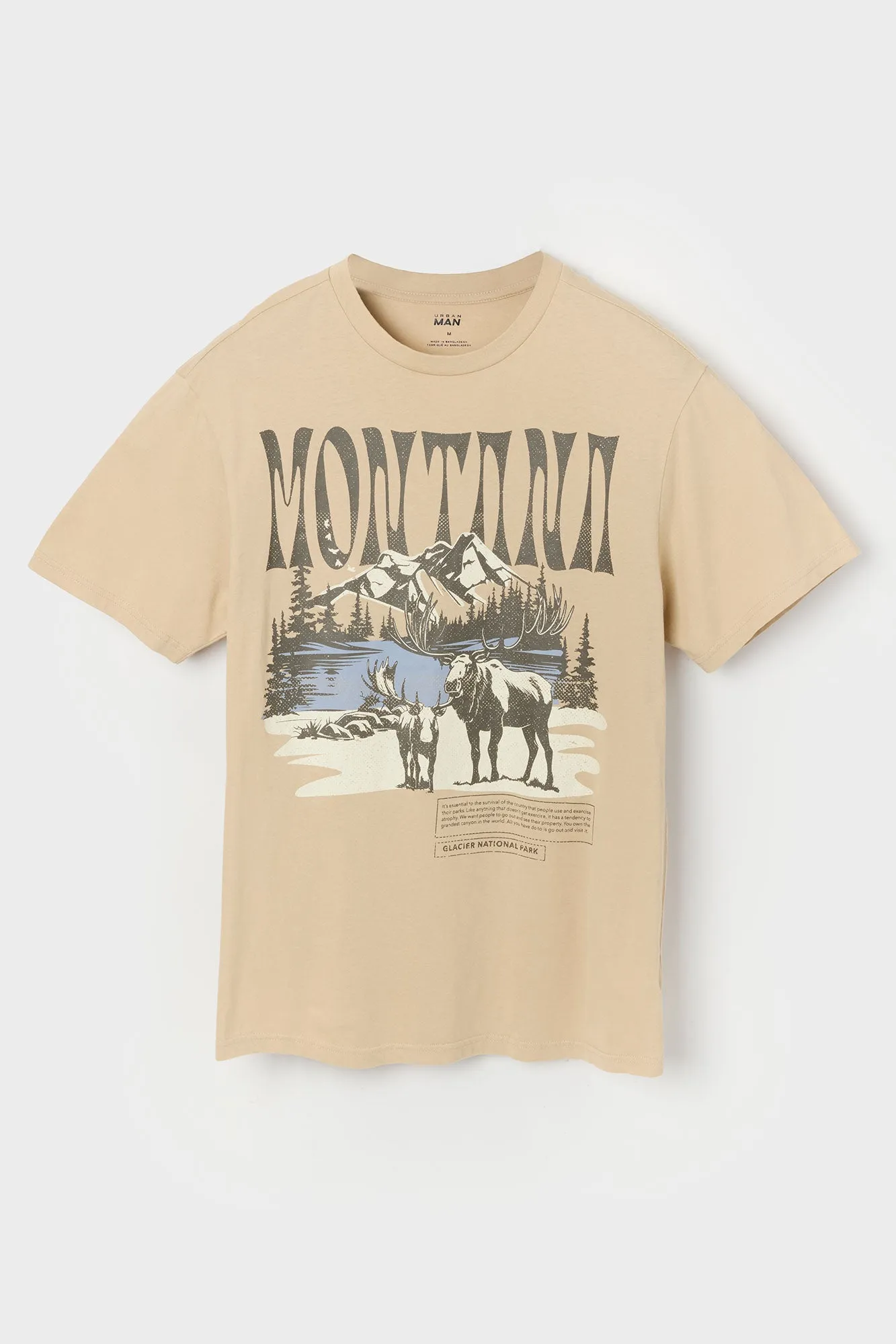 T-shirt à imprimé Montana sold by Urban Planet product image thumbnail 4
