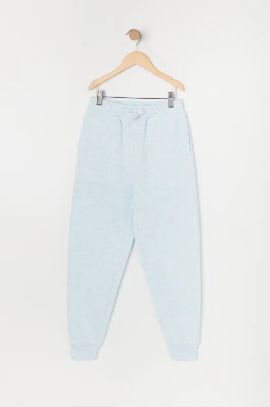 Girls Heathered Fleece Jogger sold by Urban Planet