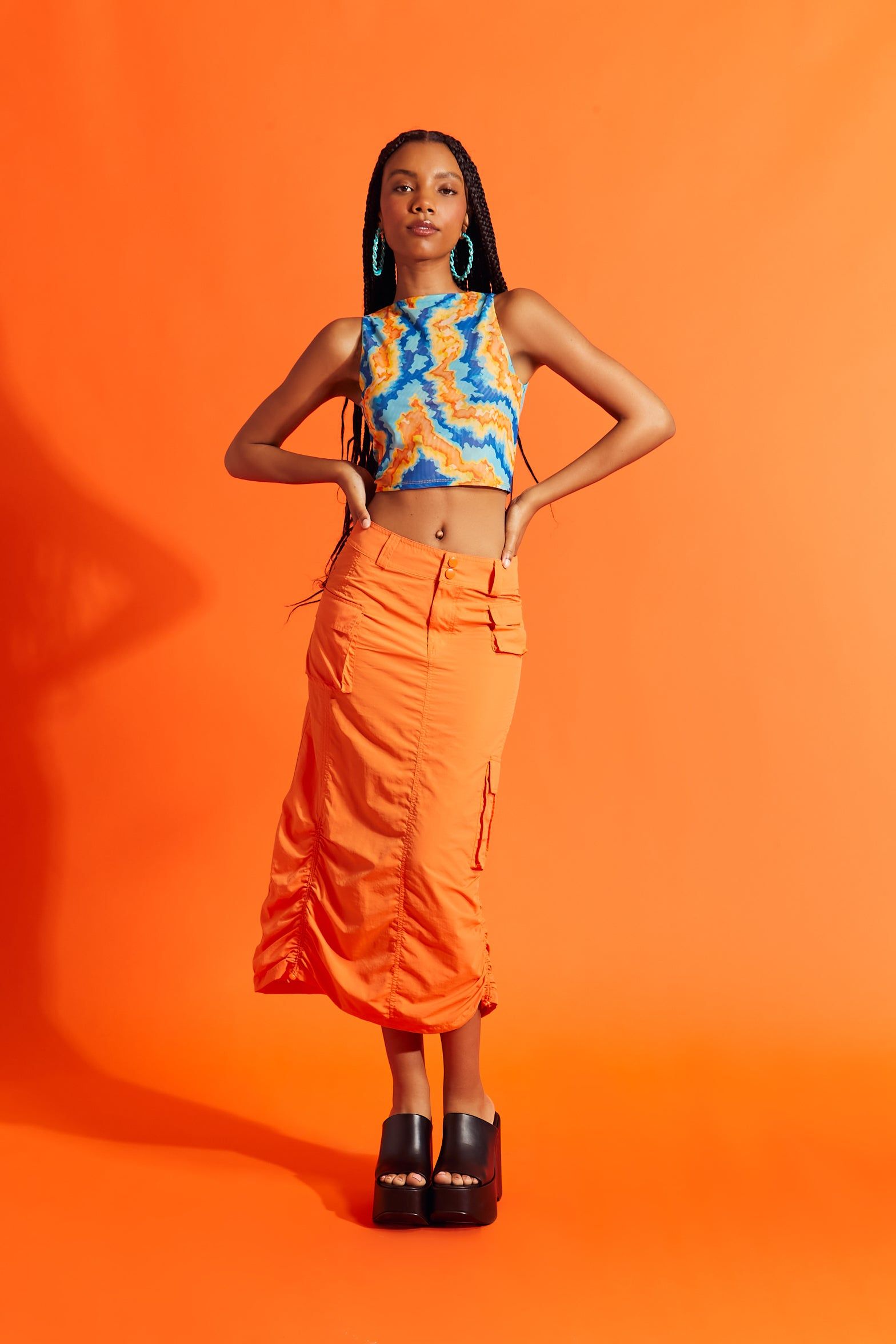 Jupe maxi cargo avec poches sold by Urban Planet product image thumbnail 5