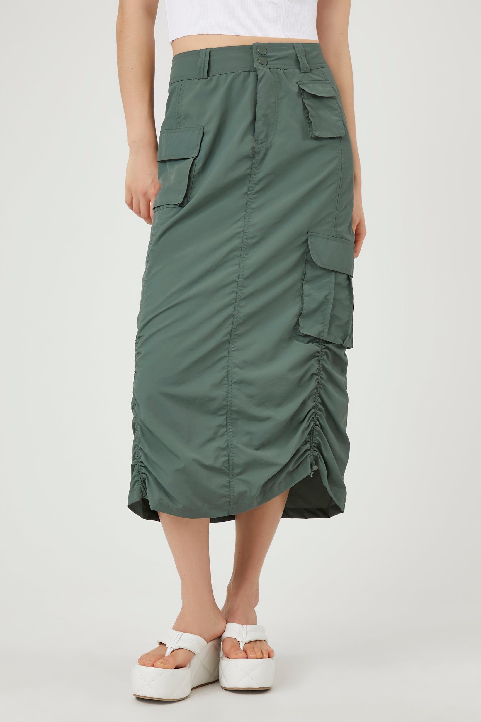 Jupe maxi cargo avec poches sold by Urban Planet product image thumbnail 4