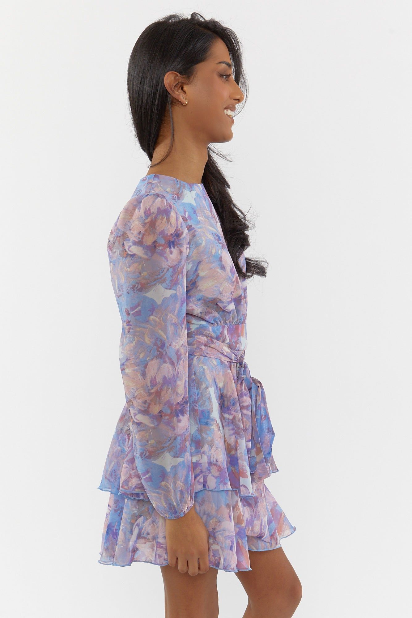Floral Belted Mini Dress sold by Urban Planet product image thumbnail 3