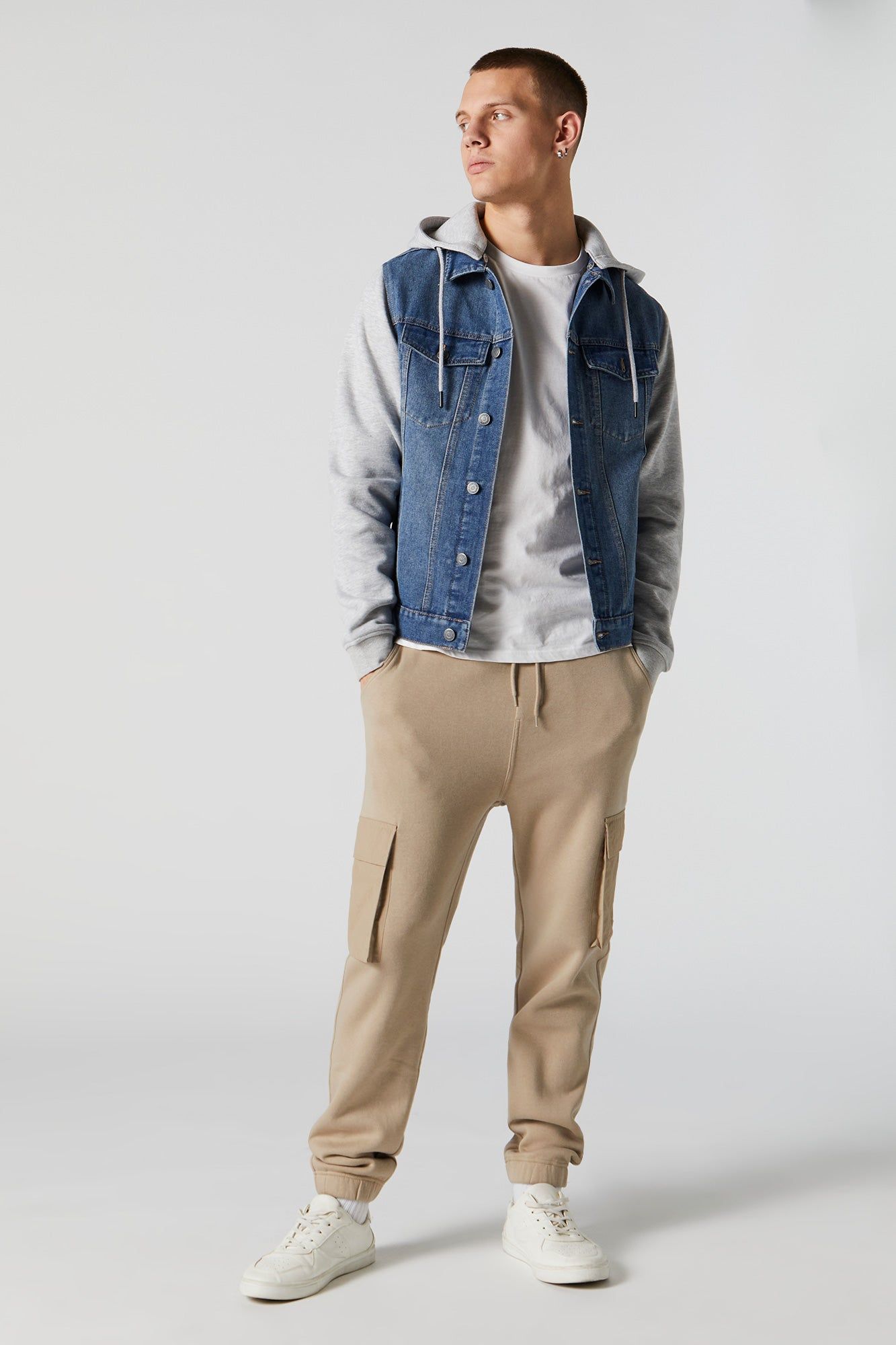 Fleece Lined Denim Jacket sold by Urban Planet product image thumbnail 3