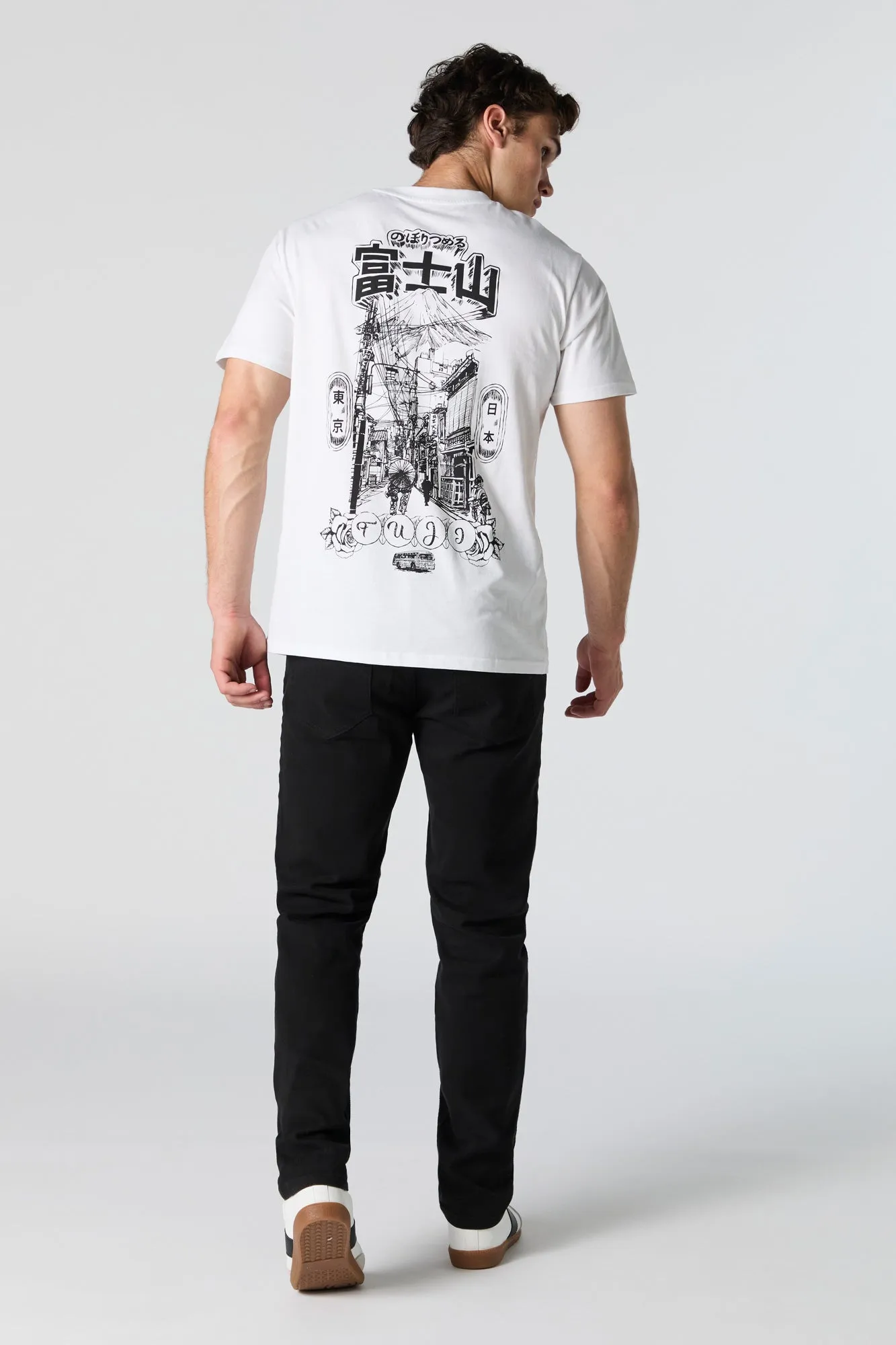 Black Wash Straight Leg Jean sold by Urban Planet product image thumbnail 3