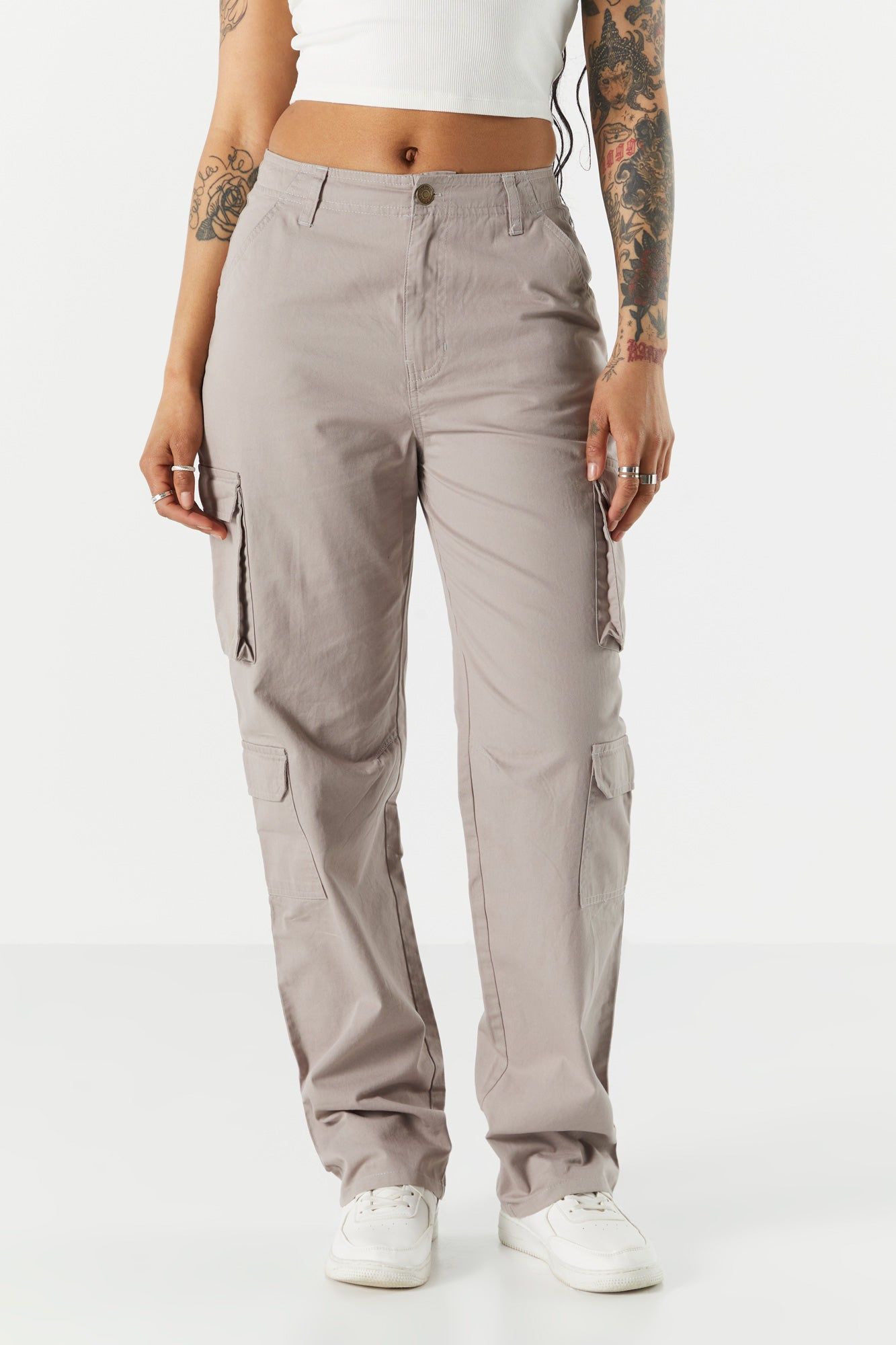 Pantalon cargo avec poches multiples sold by Urban Planet product image thumbnail 2