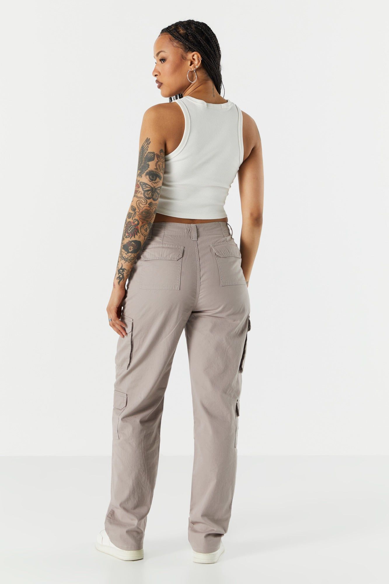 Pantalon cargo avec poches multiples sold by Urban Planet product image thumbnail 3