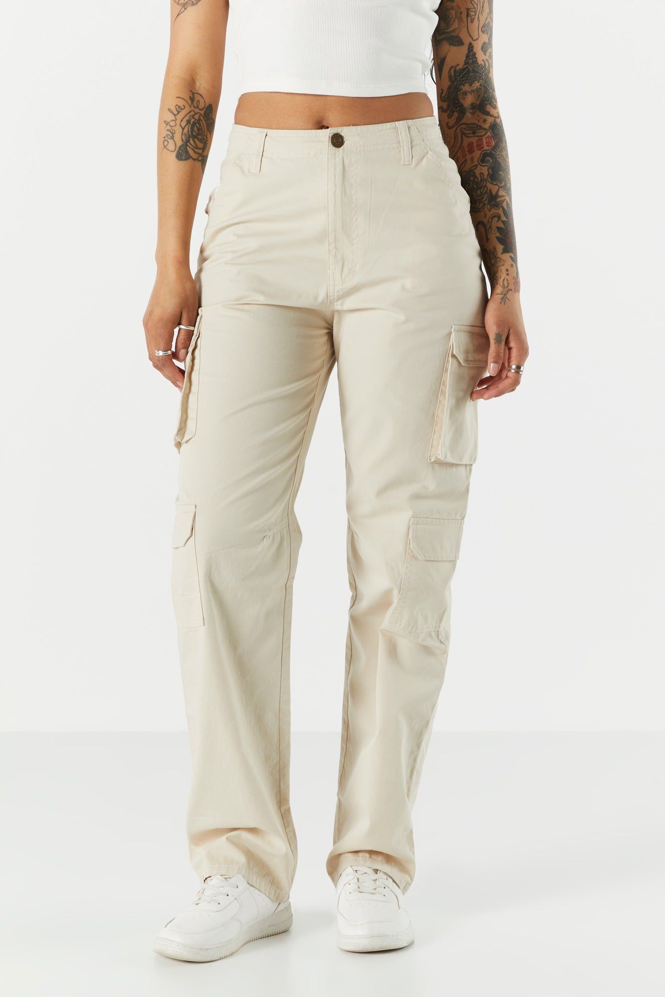 Pantalon cargo avec poches multiples sold by Urban Planet product image thumbnail 13