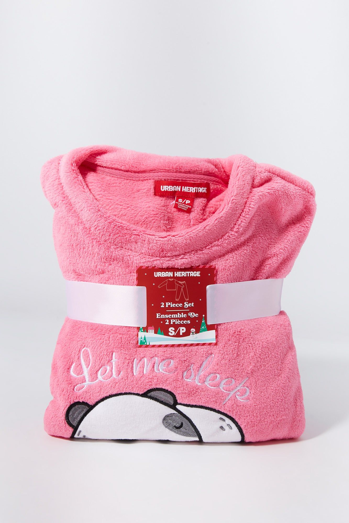 Plush 2 Piece Pajama Set sold by Urban Planet product image thumbnail 2