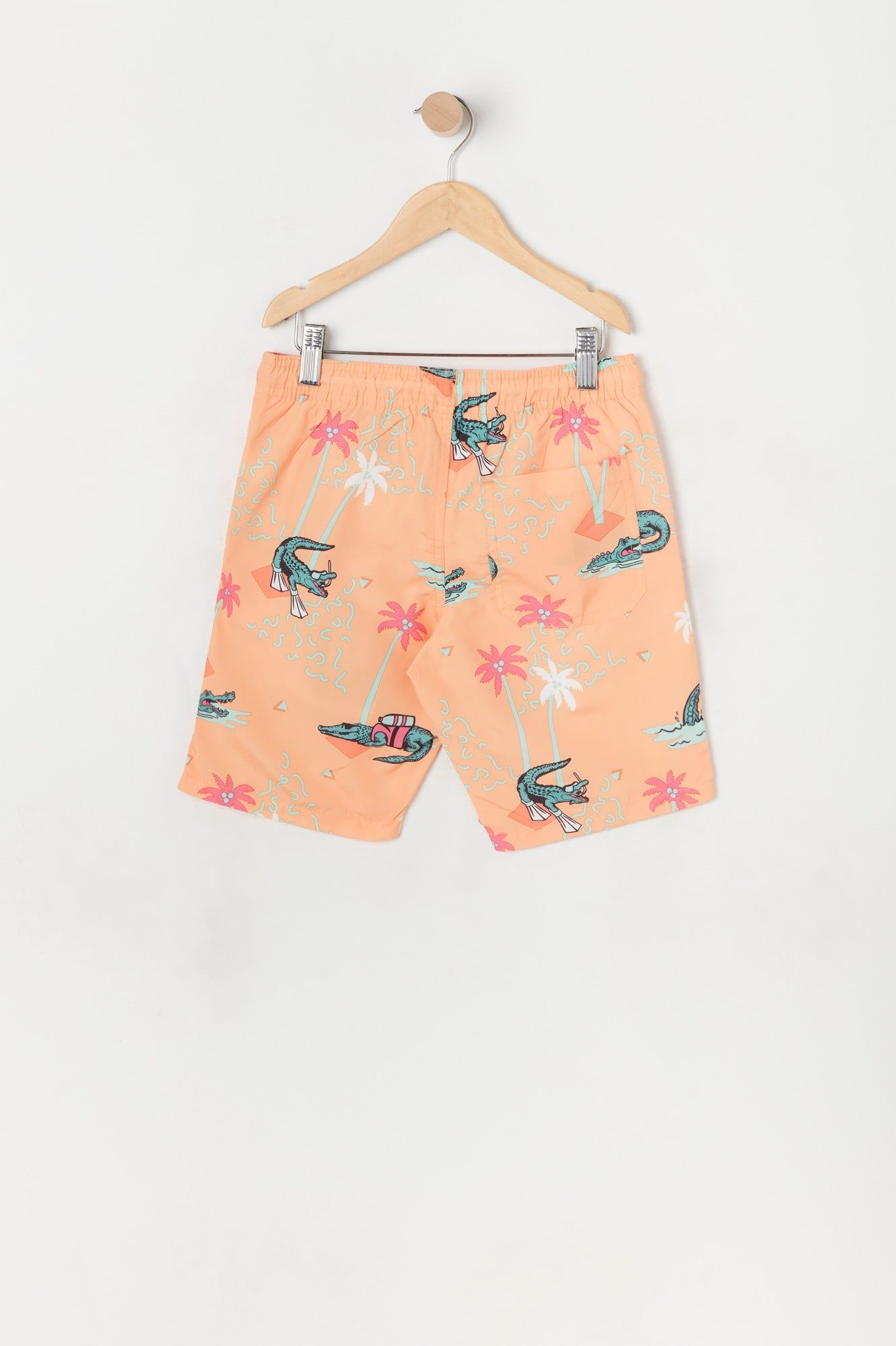 Boys Orange Alligator Print Board Short sold by Urban Planet product image thumbnail 2