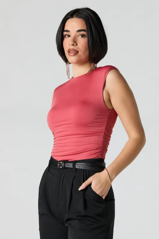 Maillot profilé ruché sans manches sold by Urban Planet