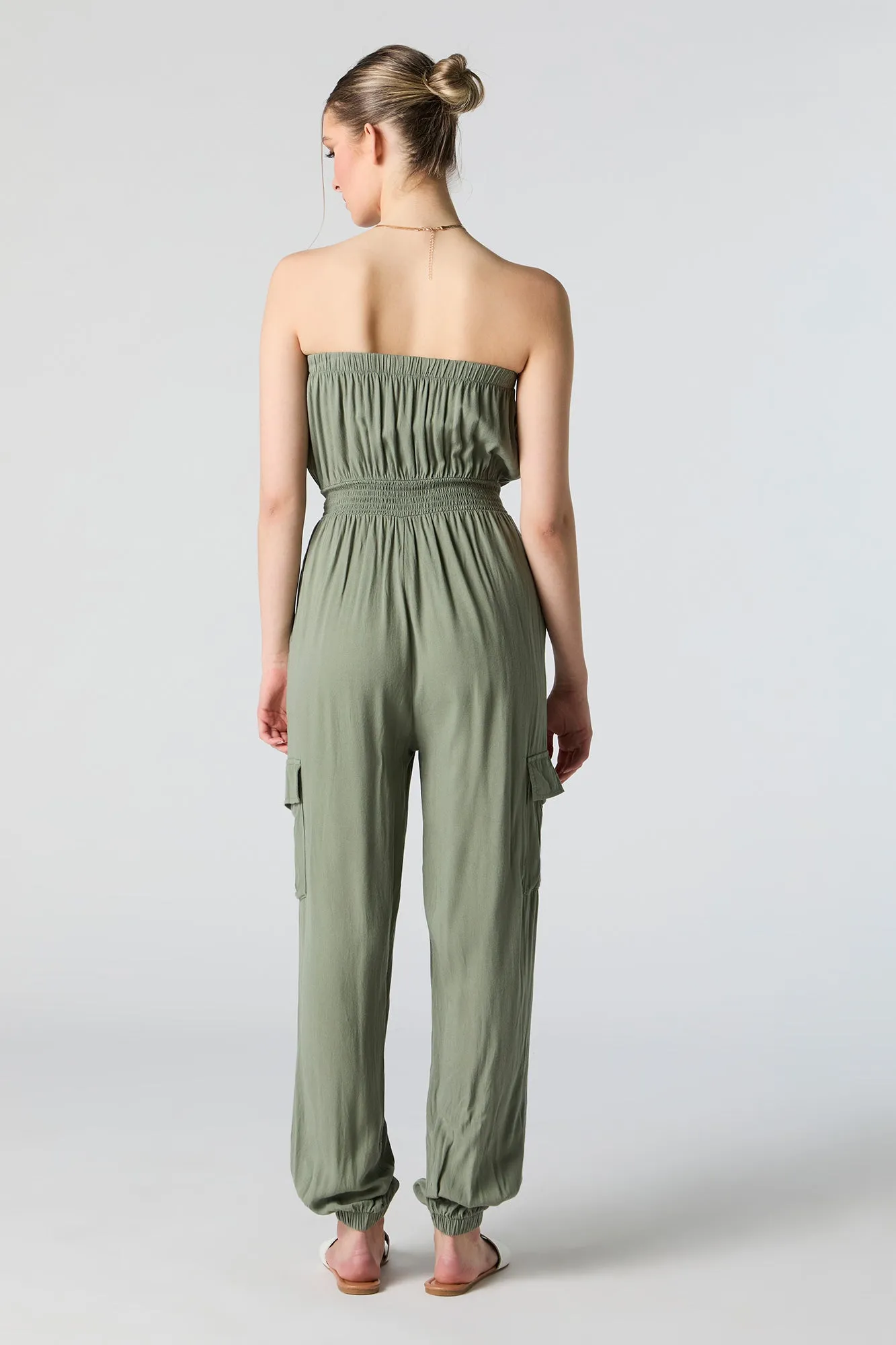Strapless Cargo Jumpsuit sold by Urban Planet product image thumbnail 3