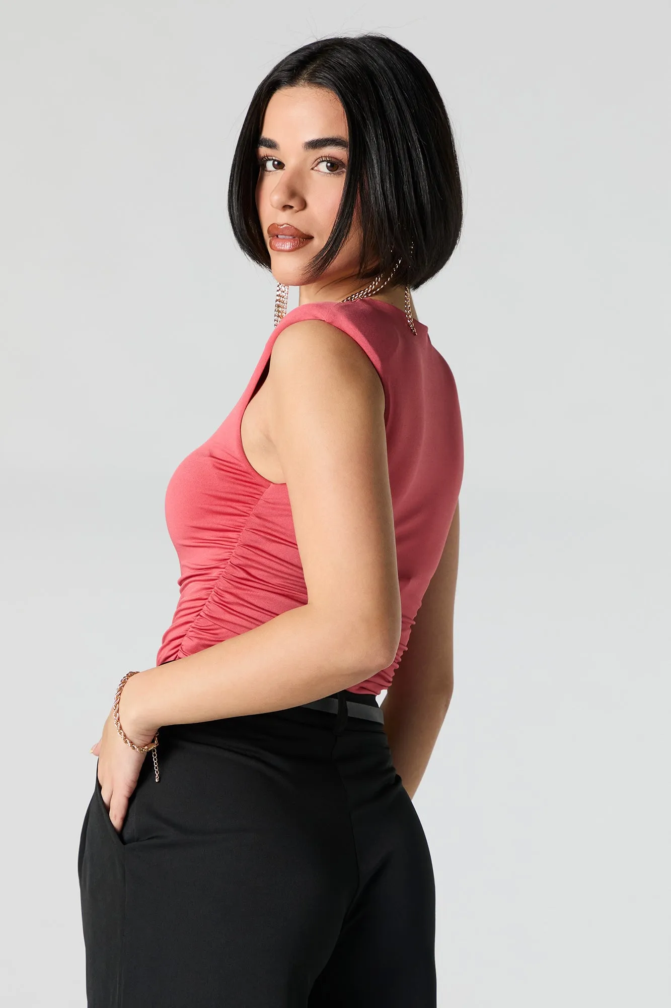 Maillot profilé ruché sans manches sold by Urban Planet product image thumbnail 4