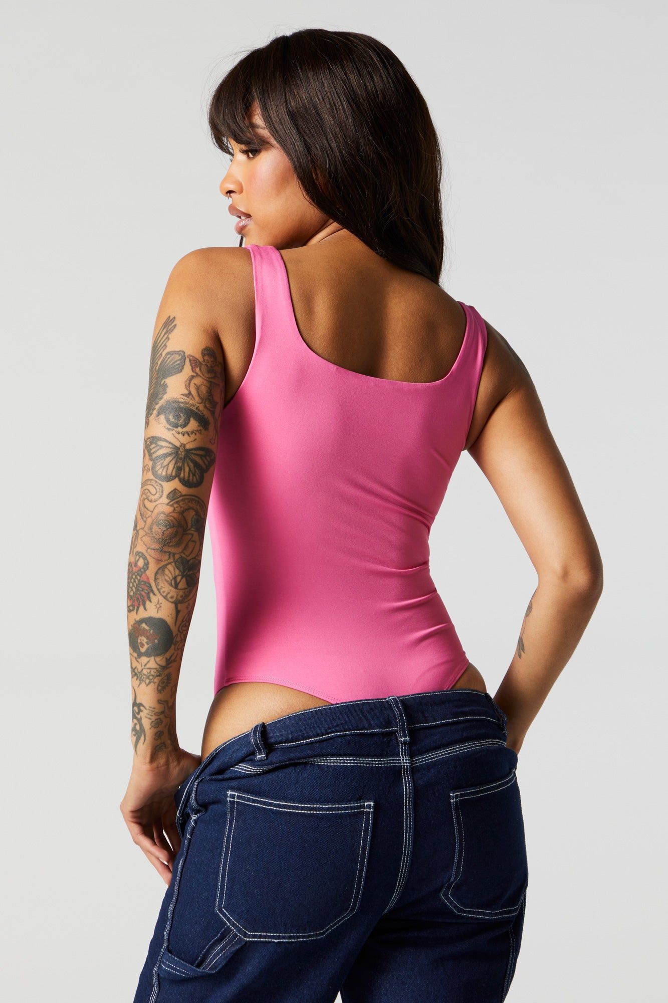 Maillot profilé sans manches avec encolure carrée sold by Urban Planet product image thumbnail 3