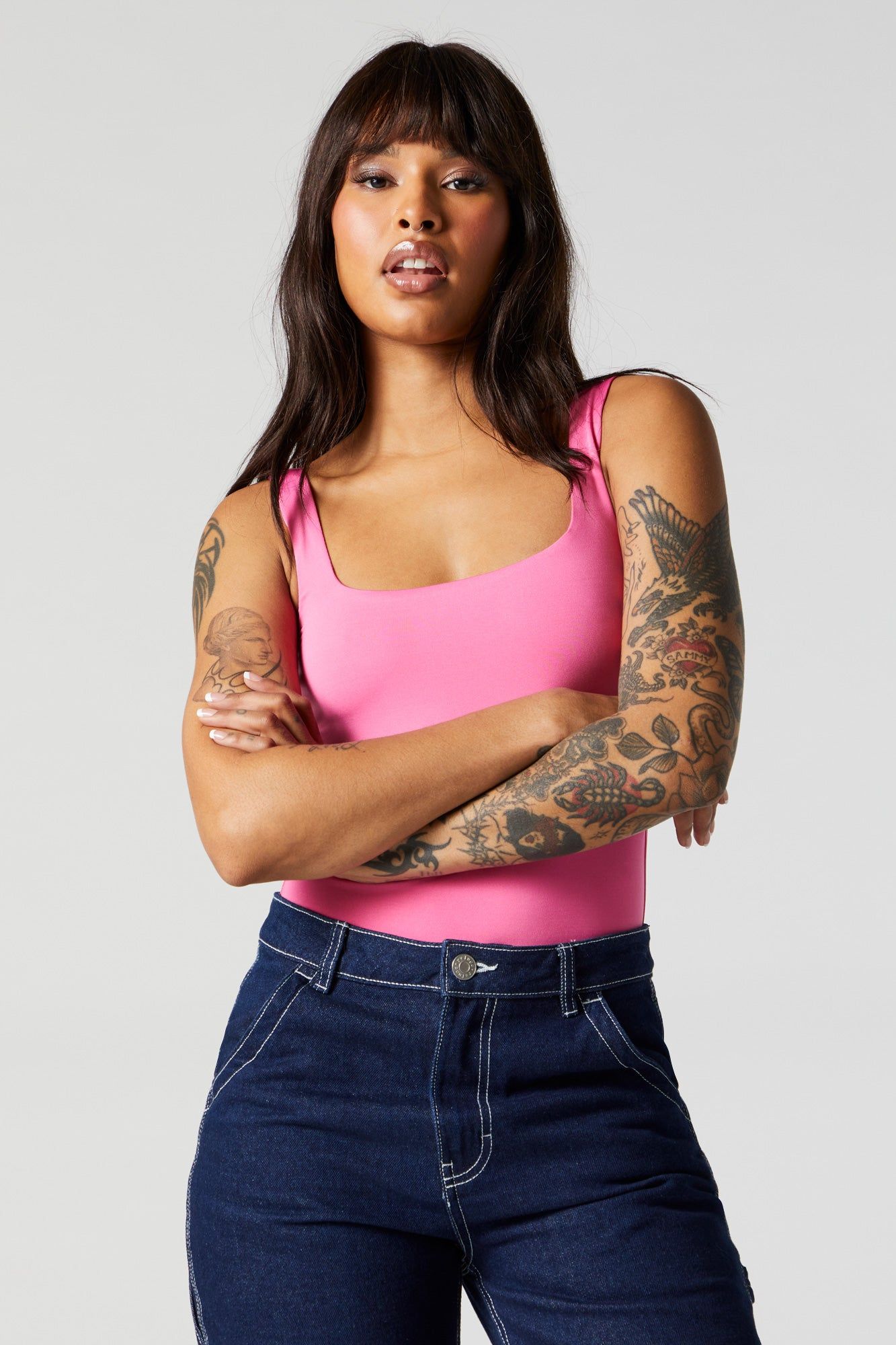 Maillot profilé sans manches avec encolure carrée sold by Urban Planet