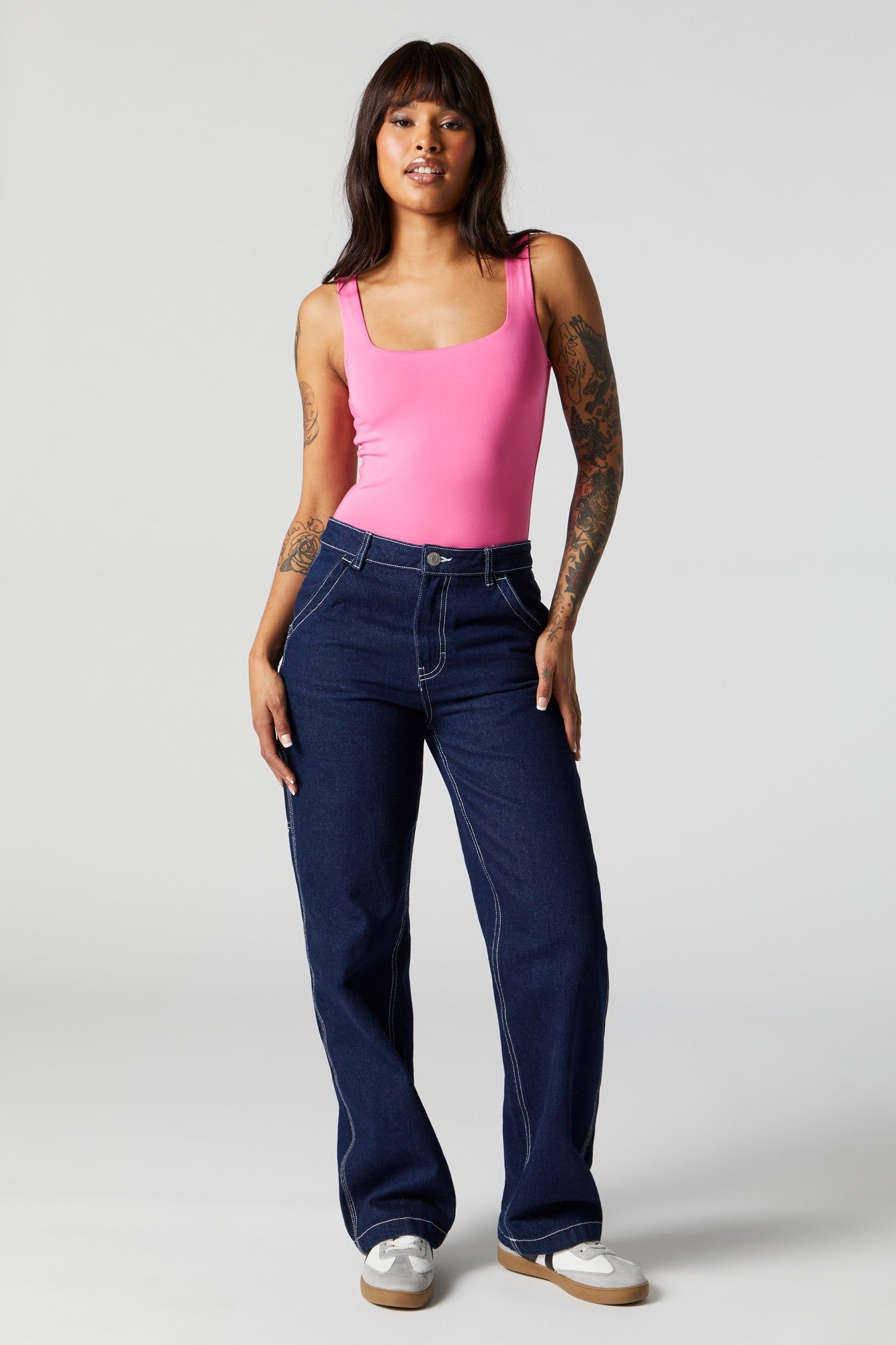 Maillot profilé sans manches avec encolure carrée sold by Urban Planet product image thumbnail 4