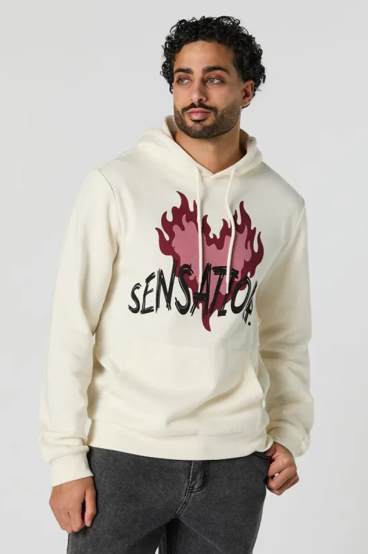 Sensation Graphic Fleece Hoodie sold by Urban Planet