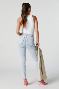 Miami High Rise Acid Wash Jean sold by Urban Planet