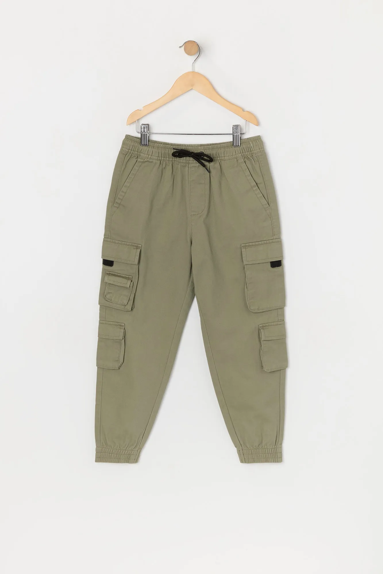 Boys Drawstring Multi Pocket Cargo Jogger sold by Urban Planet product image thumbnail 5