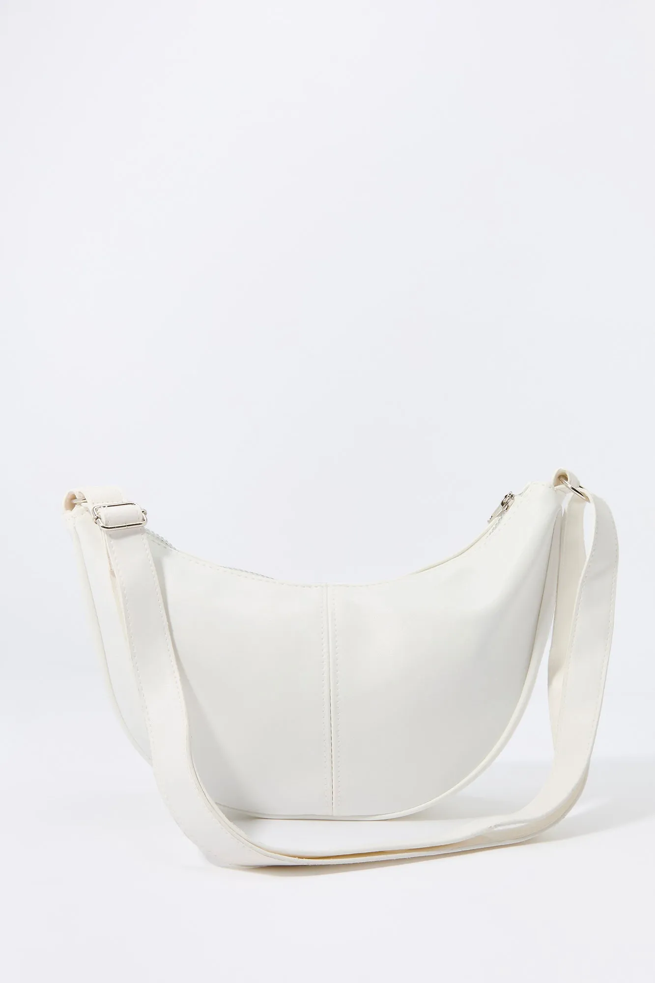 Faux Leather Half Moon Bag sold by Urban Planet