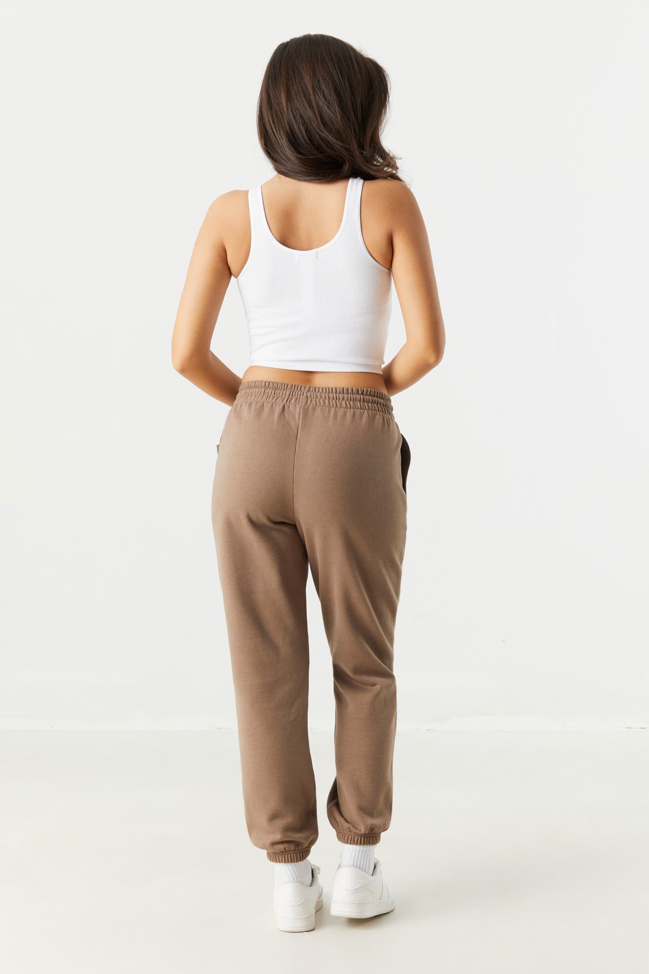 Solid Fleece High Rise Jogger sold by Urban Planet product image thumbnail 9