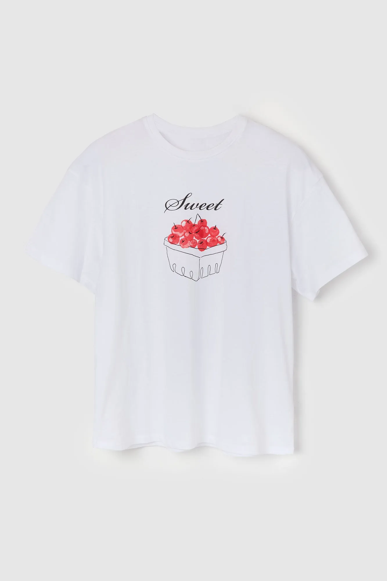 Sweet Cherries Graphic Boyfriend T-Shirt sold by Urban Planet product image thumbnail 4