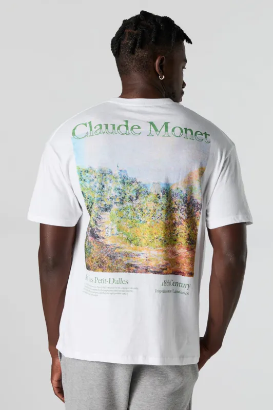 T-shirt à imprimé Claude Monet sold by Urban Planet