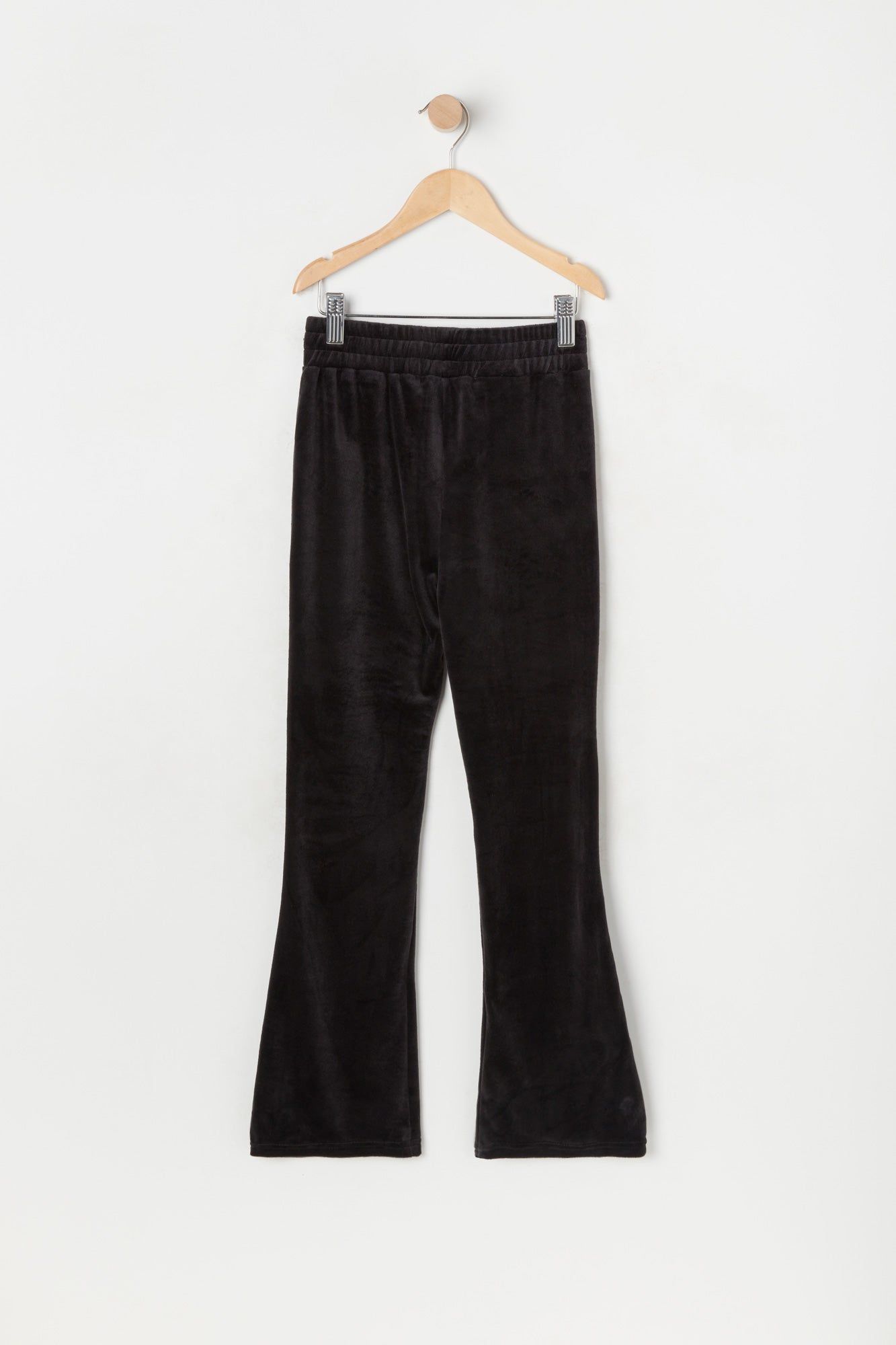 Pantalon à jambe évasée en velours pour fille noir sold by Urban Planet product image thumbnail 2